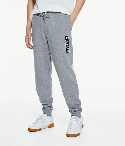 Спортивные брюки Heritage Jogger с логотипом Aero Block Box Aeropostale, серый