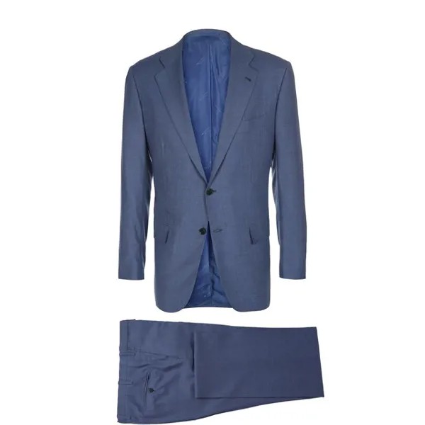 Кашемировый приталенный костюм  Kiton