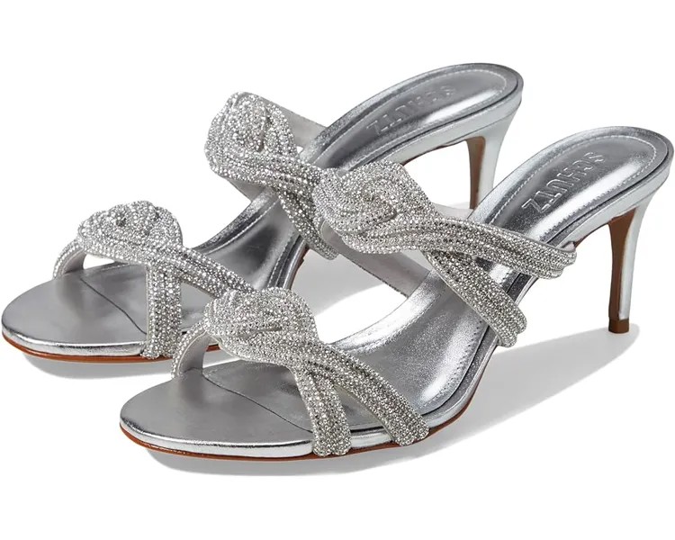 Мюли Schutz Jocelyn, цвет Cristal / Prata