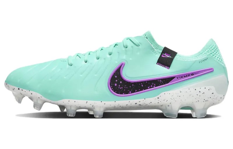 Nike Tiempo Legend 10 Футбольные бутсы Мужчины, Фиолетовый/Зеленый