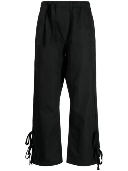 Maharishi спортивные брюки Shinobi из смесового органического хлопка, черный