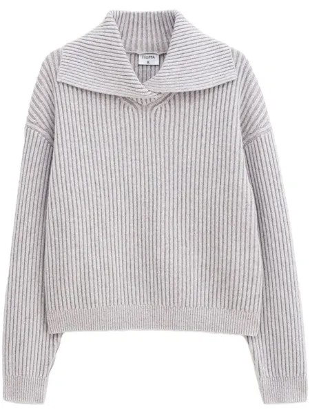 Filippa K джемпер с ребристой вязкой, нейтральный цвет