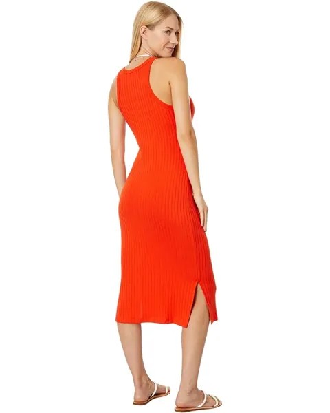 Платье Rip Curl Premium Rib Racer Dress, цвет Hot Orange