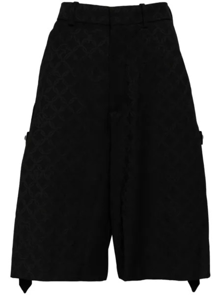 Charles Jeffrey Loverboy шорты с логотипом, черный