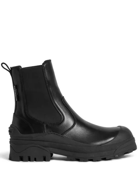 DSQUARED2 ботинки с тисненым логотипом, черный