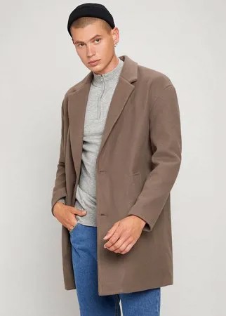 Пальто с лацканами на пуговицах для мужчины