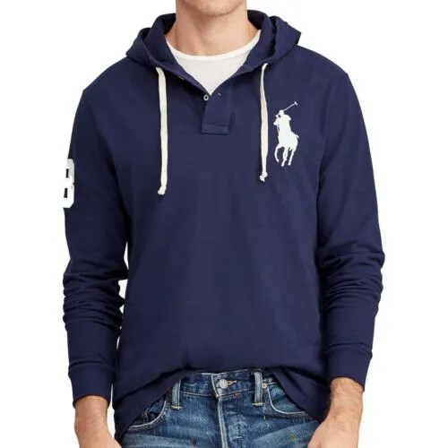 [710732659004] Polo Ralph Lauren Мужская классическая сетчатая толстовка с длинным рукавом