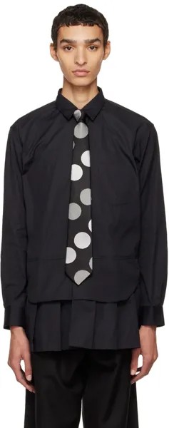 Черная многослойная рубашка Comme des Garçons Shirt