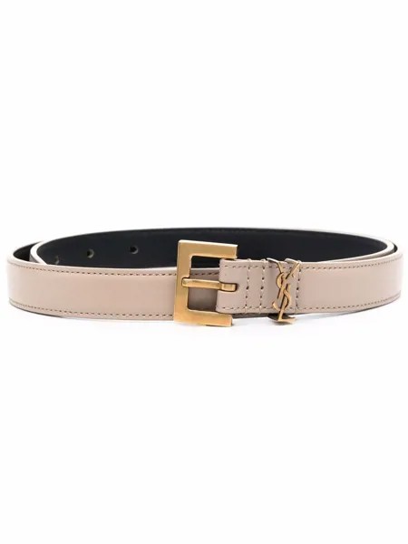 Saint Laurent ремень с монограммой