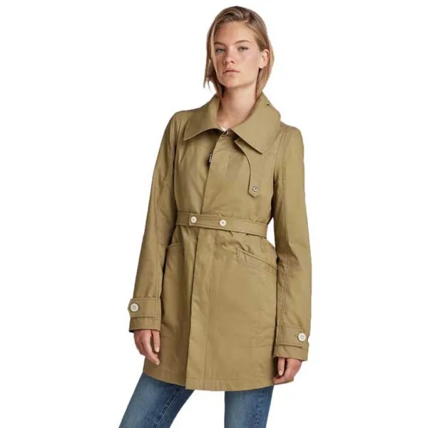 Куртка G-Star Slim Minor Trench, зеленый