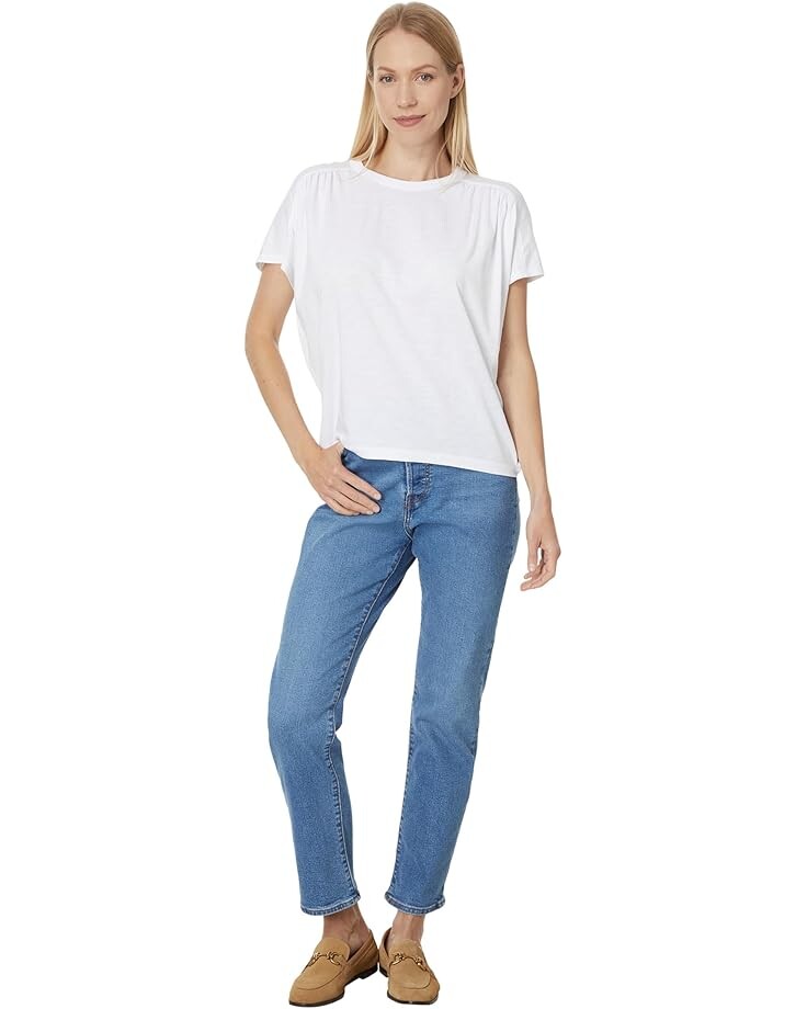 Футболка Lilla P Easy Shirred, белый