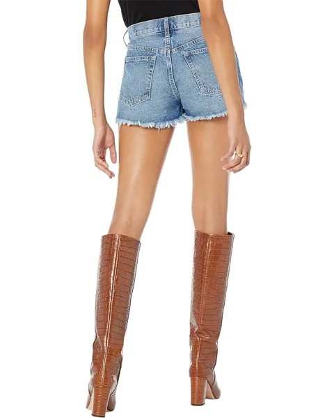 Шорты MANGO Hailey Shorts, цвет Open Blue