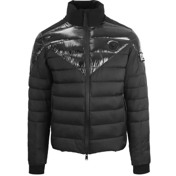 Простая стеганая куртка Plein Sport, черный
