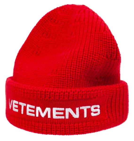 Шерстяная шапка с логотипом