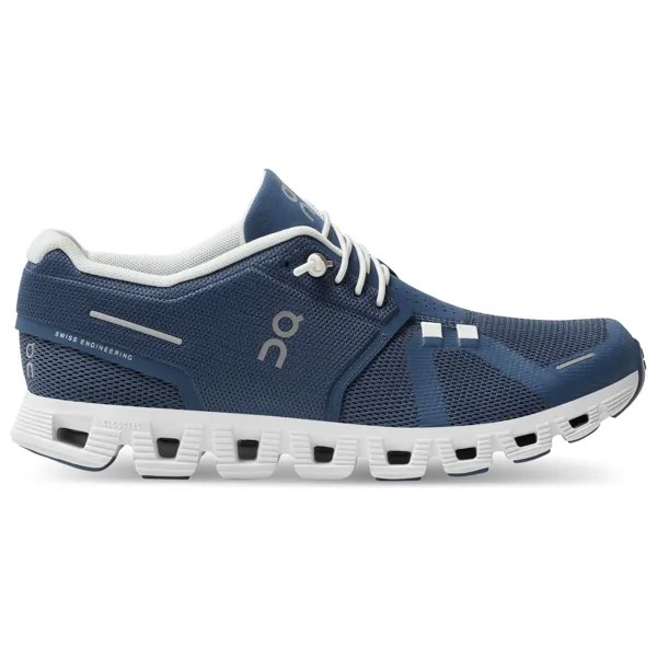 Кроссовки On Women's Cloud 5, цвет Denim/White