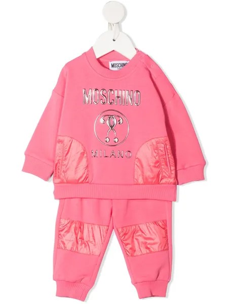 Moschino Kids спортивный костюм с логотипом