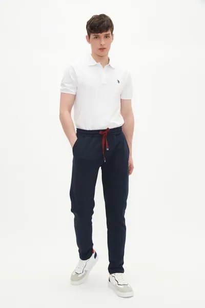Спортивные брюки мужские U.S. POLO Assn. G081SZ0OP0HENBIXSK21-R синие S