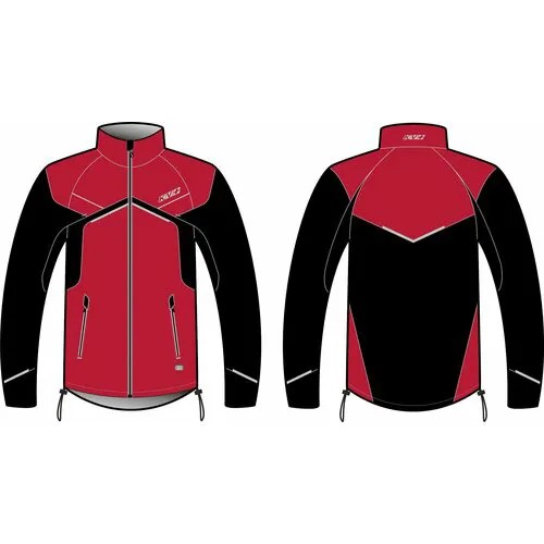 Куртка KV+, размер XXL, черный, красный
