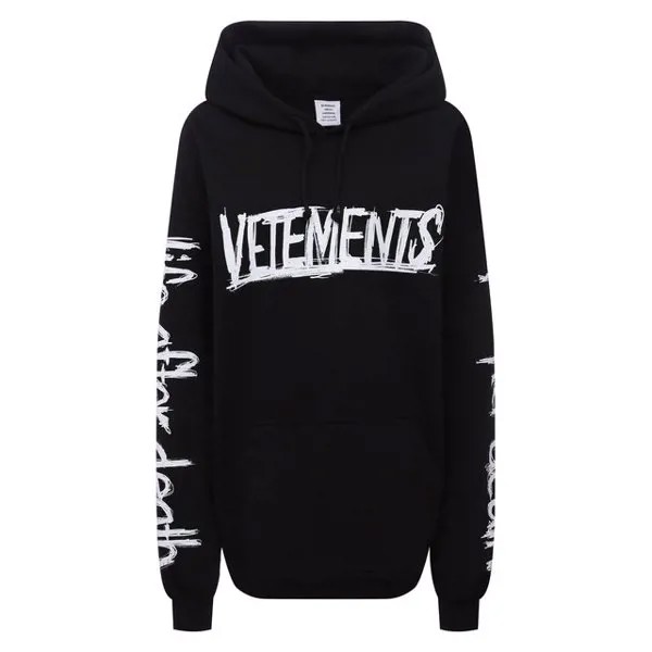 Хлопковое худи VETEMENTS
