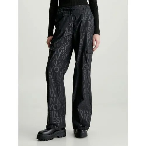 Брюки Calvin Klein Jeans, размер S, черный