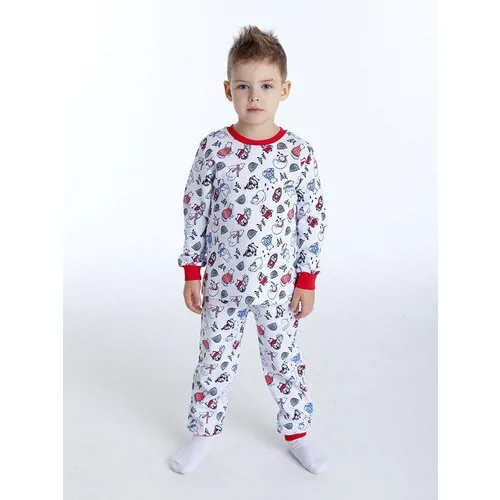Пижама TAKRO для мальчиков, размер 92, белый