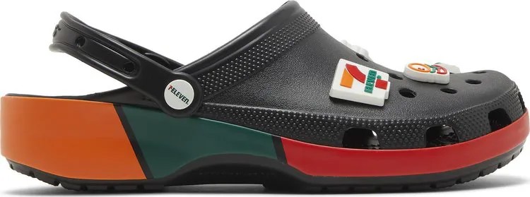 Кроссовки 7-Eleven x Classic Clog Black, черный