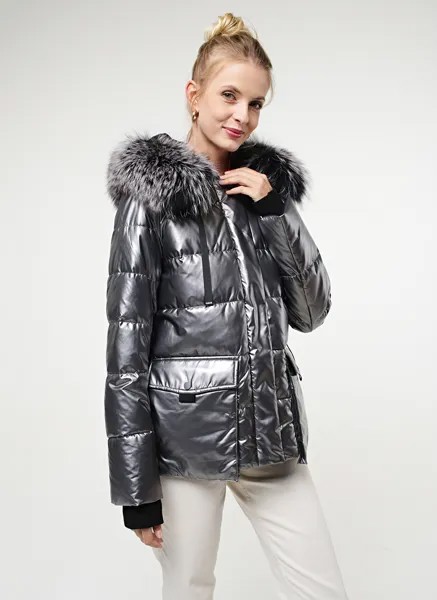 Куртка женская Каляев 66113 серая 50 RU