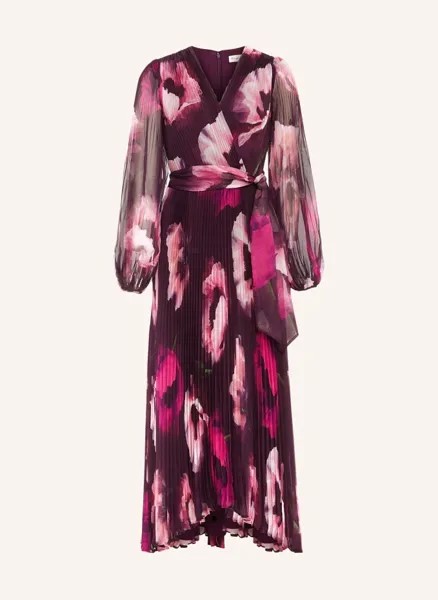 Плиссированное платье isadora Phase Eight, фиолетовый
