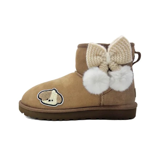 CLASSIC MINI Зимние ботинки женские коричневые/желтые Ugg