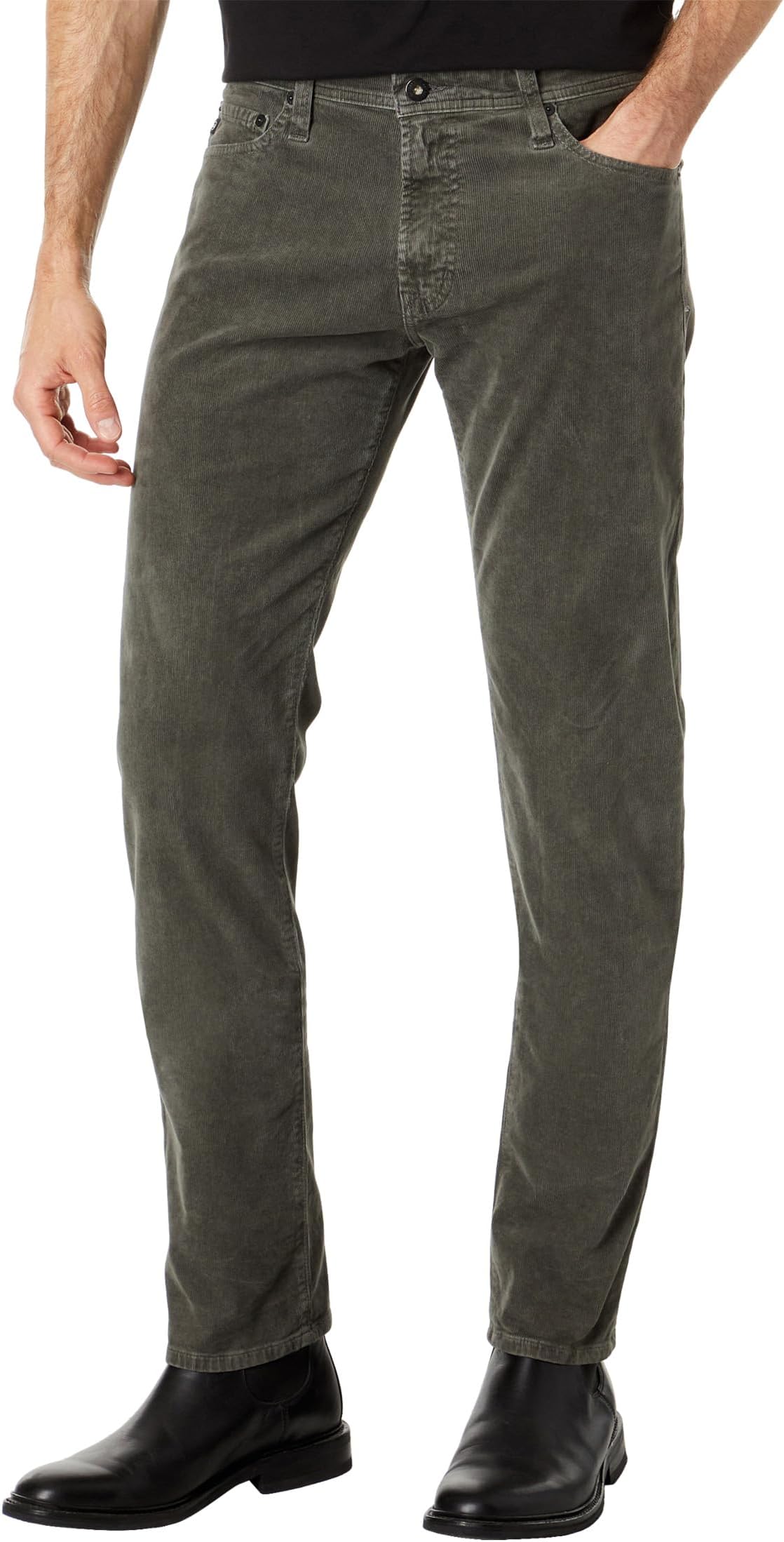 Узкие вельветовые брюки Tellis Modern AG Jeans, цвет Sulfur Anthracite