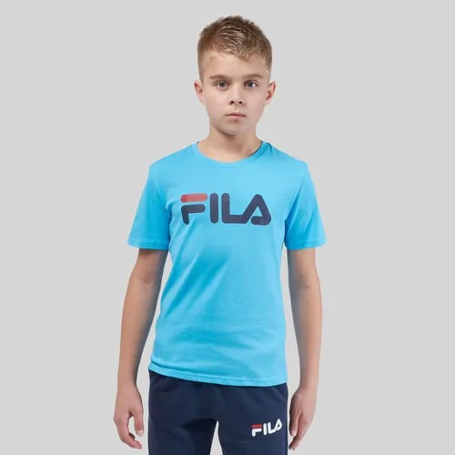 Футболка Fila Футболка подростковая хлопковая Fila 123724-S2, размер 158/164, голубой