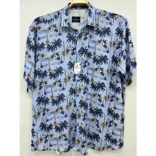 Рубашка Castelli, размер 6XL(70), голубой