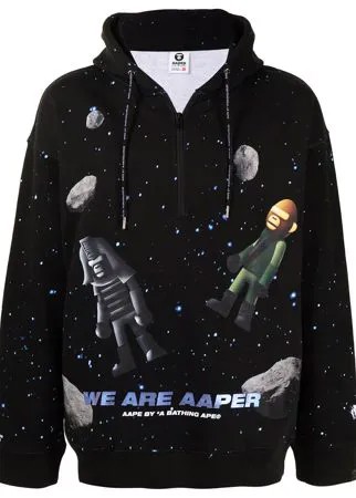 AAPE BY *A BATHING APE® худи с принтом