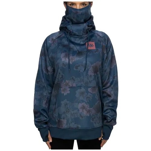 Толстовка сноубордическая, горнолыжная женская 686 bonded vintage navy x-ray, размер M