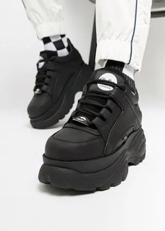 Черные кроссовки на массивной подошве Buffalo-Черный цвет