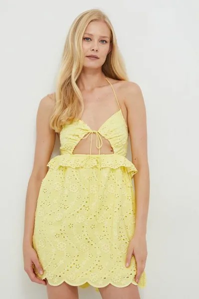 Платье For Love & Lemons, желтый
