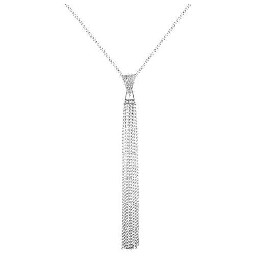 Колье из серебра 925 пробы с фианитами 80NL3301_KL_001_WG ELEMENT47, длина 45 см.