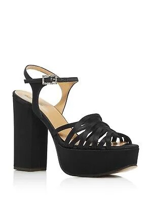 MARC JACOBS Женские черные босоножки на каблуке 1-1/2 дюйма на платформе Gram Block Heel 39,5