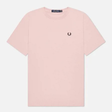 Женская футболка Fred Perry Crew Neck, цвет розовый, размер M