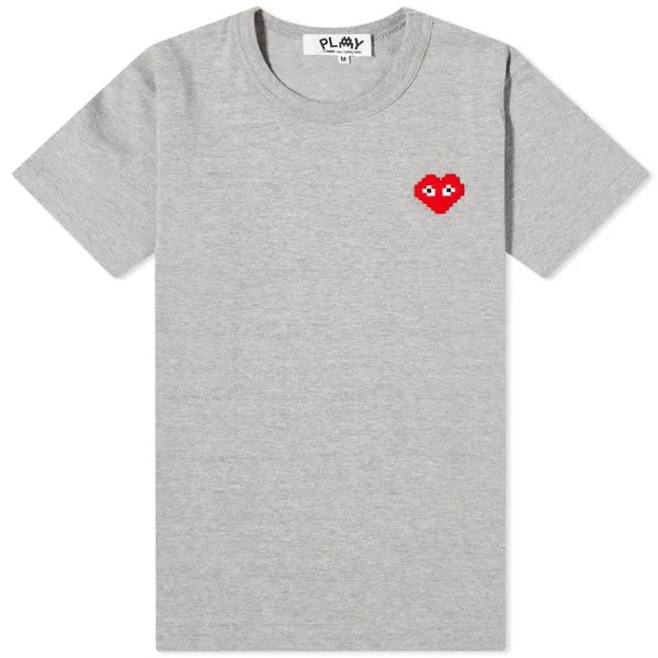 Футболка Comme des Garçons Play Invader Heart Tee