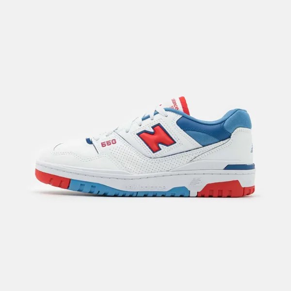 Кроссовки New Balance 550 Unisex, белый/синий/красный