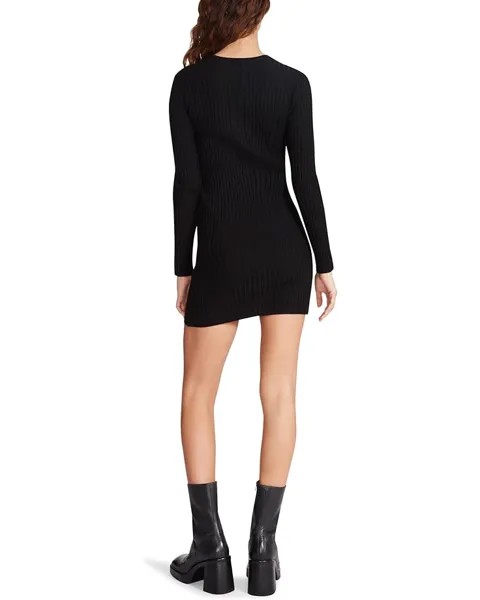 Платье Steve Madden Lexi Sweater Dress, черный