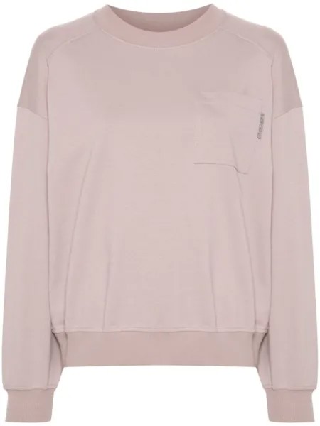 Brunello Cucinelli толстовка с декором Monili, розовый