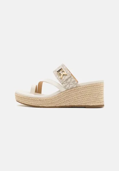 Сандалии JILLY MID WEDGE MICHAEL Michael Kors, цвет vanilla/multi-coloured