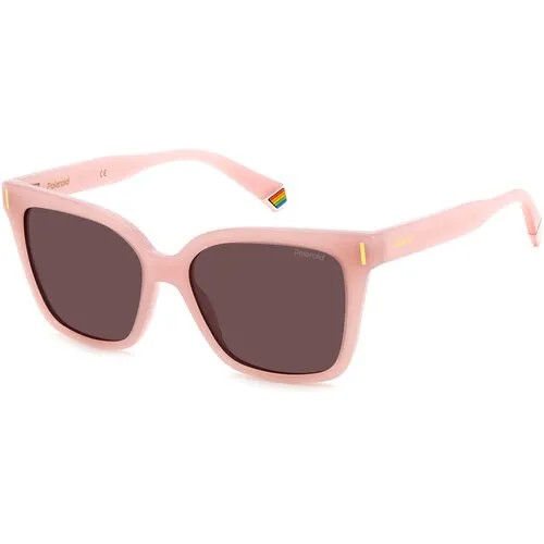 Солнцезащитные очки Polaroid, розовый, коралловый