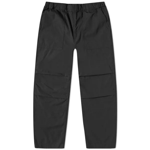Легкие брюки из рипстопа Snow Peak Takibi, черный
