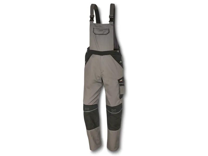 Мужской рабочий комбинезон Parkside Performance с усилением коленей CORDURA, серый/черный