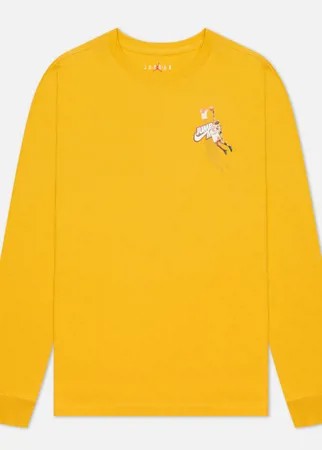 Мужской лонгслив Jordan Jumpman Crew, цвет жёлтый, размер L