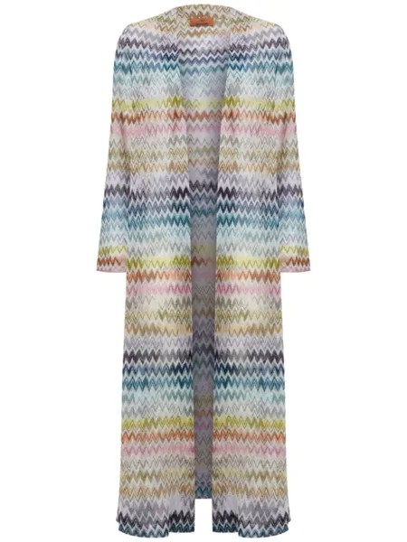 Missoni полосатый карди-пальто, белый