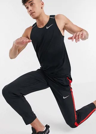 Черные тканые джоггеры Nike Running Tall-Черный цвет